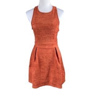 ALTAR’D STATE amazing suede fall skater dress with back cutouts